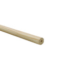 1.5M 34MM WOODEN POLE - NATURAL