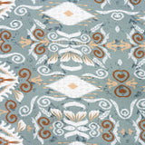 PRINTED CAPRI LINEN LOOK 24 TRIBAL SAGE