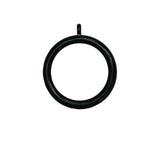 38MM PVC RINGS 10S - BLACK