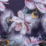 150CM DIGITAL FOIL DUTCHESS SATIN