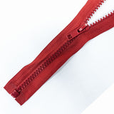 50CM CHUNKY ZIP-RED - (15)