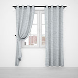 DALOA BLACKOUT CURTAIN EYELET 2.30M X 2.20M-CLOUD