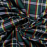 115CM PRINTED POLY COTTON GREEN SCHOOL CHECK