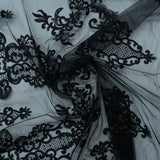 130CM IVY TULLE- BLACK