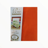 KING FITTED SHEET ORANGE