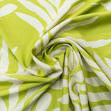 RAYON NYLON CRINKLE PRINT-PISTACHIO/STONE