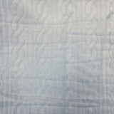 150CM PLAIN JACQUARD FLEECE - POWDER BLUE