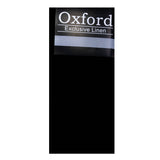 OXFORD 144 DOUBLE FITTED SHEET - BLACK