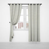 BEYONCE SHEER EYELET CURTAIN LINEN 500X220