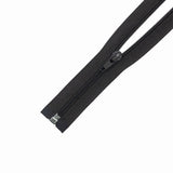 80CM OPEN END ZIP - DK,BROWN - (8)