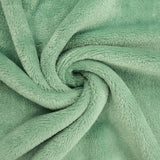 150CM PLAIN MONGOLIAN FLEECE-MOSS GREEN