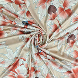 DULL SATIN 50D PRINT (150CM)(44 FLORAL)