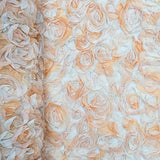 150CM 3D FLOWER TULLE (PEACH)