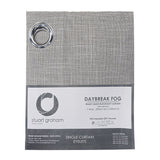 DAYBREAK EYELETS 265X220CM FOG