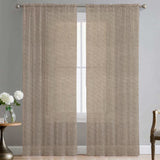 280CM DIOR SHEER CURTAIN - SAND