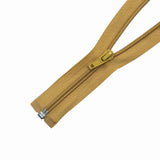 65CM OPEN END ZIP - MUSTARD - (25)
