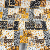 BUBBLE CHECK PRINT (50 BROWN)