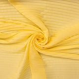 135CM PLEATED CHIFFON - YELLOW