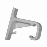 C SINGLE BRACKET PVC WHITE