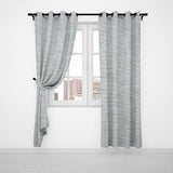 SHERNICE SHEER EYELET CURTAIN STONE 500X220