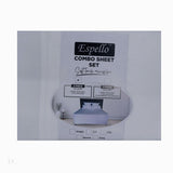 MICROFIBRE 90GSM COMBO QN 3PC -WHITE