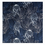 140CM SECRECT GARDEN LINEN PROTEA FOREST NAVY