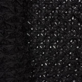 150CM RUFFLED LACE (BLACK)