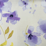 DIGITAL PRINT (CAPRI LINEN) 28 LILAC PAINTERLY BLOOMS