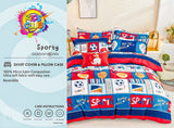 KIDS DUVET COVER DOUBLE - SPORTY