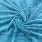 150CM PLAIN MONGOLIAN FLEECE-PETROL