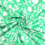 DULL SATIN 50D PRINT (150CM)(37 GREEN)