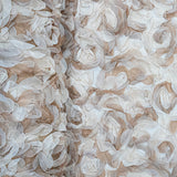 150CM 3D FLOWER TULLE (BEIGE)