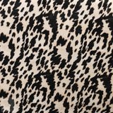 VELVET SCATTER UPHOLSTERY ALL OVER 140CM- NGUNI BLACK