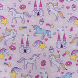 CRAFT FLANNEL UNICORN CASTLE PINK