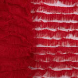 150CM RUFFLED TULLE (RED)