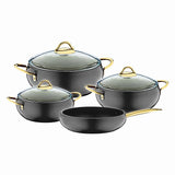 NON STICK GRANITE COOKWARE SET 7Pcs COPPER