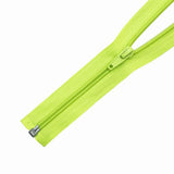 80CM OPEN END ZIP - LIME - (39)