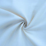 115CM PLAIN POLY COTTON - WHITE