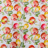 DIGITAL SLUB CLOTH (150CM) APPLE CHECK