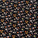 RAYON POPLIN PRINT (150CM)(397-BLACK)