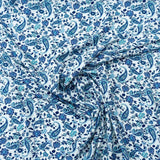 RAYON POPLIN PRINT (150CM)(399-BLUE)