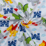 CRAFT FLANNEL DRAGONS AND CASTLES