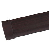 2.5M 105MM PYR.PELMET - MAHOGANY