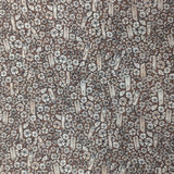 115CM PRINTED 100%COTTON 52471 BROWN