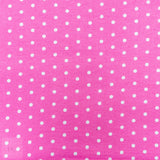 CRAFT FLANNEL PINK DOTS CARNATION
