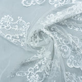 130CM IVY TULLE- WHITE