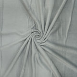 150CM PLAIN MONGOLIAN FLEECE-SILVER GREY