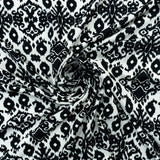 PRINTED RAYON LINEN