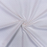CRAFT FLANNEL WHITE PINK DOT