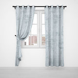 CEBU JACQUARD CURTAIN EYELET 265X220-NILE BLUE